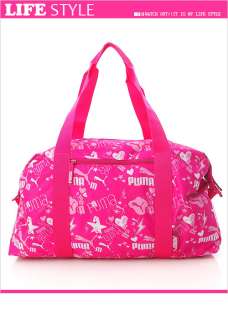   PUMA Core Lite Shoulder Duffle Gym Travel Bag in Pink #06876404  