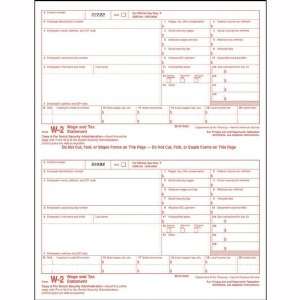  TOP22990   W 2 Tax Forms for Laser Printers Office 
