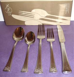 Lenox Autumn Legacy 5 Piece Place Setting Stainless New in Box  