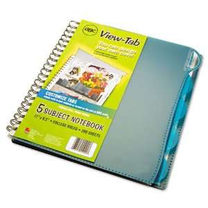  GBC  View Tab Student Notebook, College Rule, White, 200 