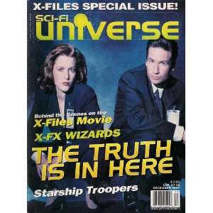  X FILES MOVE SCI FI UNIVERSE DECEMBER 1997 STARSHIP 
