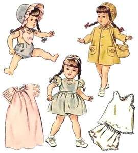 Doll Clothes Pattern 1809 14 ~ Toni, Betsy McCall  