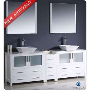    VSL Torino 84 Inch Modern Bathroom Vanity W/ T