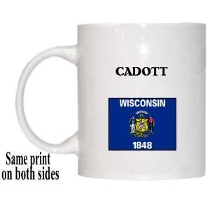    US State Flag   CADOTT, Wisconsin (WI) Mug 