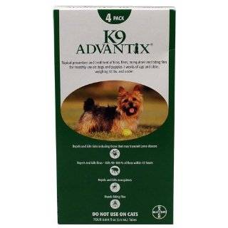  K9 Advantix Flea Control For Dogs, 21 55 lbs Red, 4 Month 