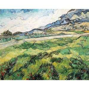   Green Wheat Field Vincent van Gogh Hand Painted Art