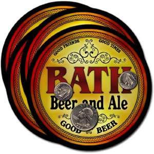  Bath, ME Beer & Ale Coasters   4pk 