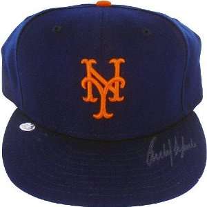 Carlos Delgado New York Mets Autographed Blue Baseball Hat  