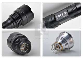   2000 Lumens LED Flashlight Torch +18650 battery+Charger+adapter  