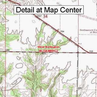   Map   West Burlington, Iowa (Folded/Waterproof)