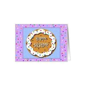  Chocolate Chip Cookie Happy Birthday Card Card Toys 