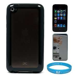 Crystal Case Cover for Apple iPod Touch 4th Generation + Clear Screen 