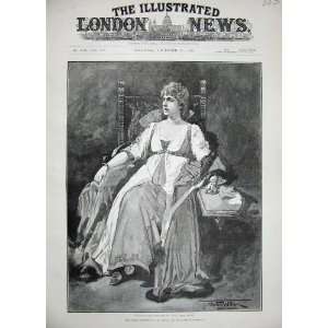   1889 Garrick Theatre Mrs Bernard Beere La Tosca Lady