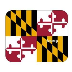  US State Flag   Jessup, Maryland (MD) Mouse Pad 