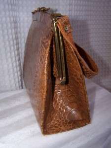   Authentic Alligator Crocodile Reptile Skin Handbag Purse  