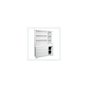  DaVinci Kalani 4 Drawer Combo Chest with Hutch in White 