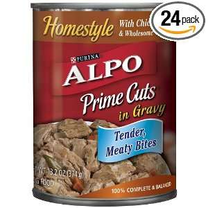 Purina Alpo Prime Cuts Chicken Canned Dog Food, 13.20 Ounce (Pack of 