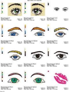 EYES & MORE (5X7) LD MACHINE EMBROIDERY DESIGNS  