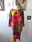 Vintage 90s Abstract Color Block Dress Size 12 BY Anthony Mark 