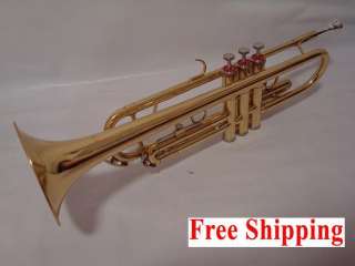Professional Bb Gold Trumpet School Approved Brand New  