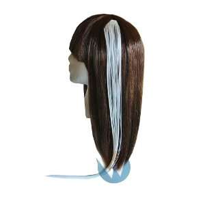  22 Clip in Straight Long Hair Extension (White) Beauty