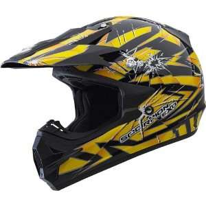  Scorpion VX 24 Motorcycle Helmet, Impact Yellow   Size 