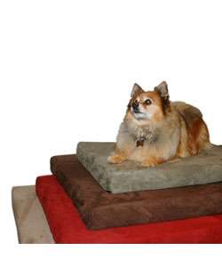 Small Memory Foam Dog Bed with Microfiber Cover  