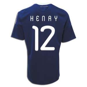  adidas #12 Henry France Home 09/11 Soccer Jersey (US Size 
