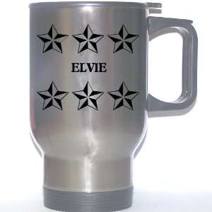  Personal Name Gift   ELVIE Stainless Steel Mug (black 