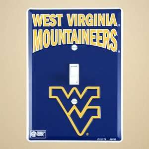  West Virginia Mountaineers Navy Blue Switch Plate Cover 