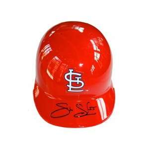  St. Louis Cardinals Skip Schumaker Autographed Mini 