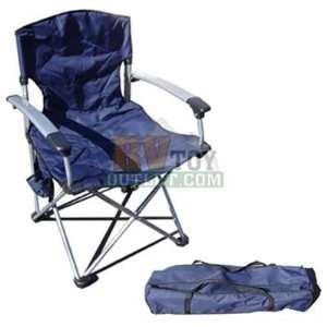  Folding Armchair Outdoor Chair Beach Chair (Blue 
