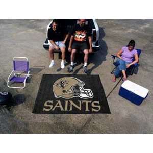 New Orleans Saints Merchandise   Area Rug   5 X 6 Tailgater  