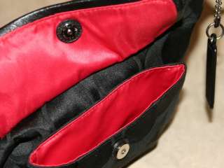 COACH Black Signature bag POPPY GROOVY HOBO 13833 Shoulder OR Cross 