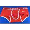 MENS COTTON SEXY Boxer Brief Shorts underwear pants Red L  