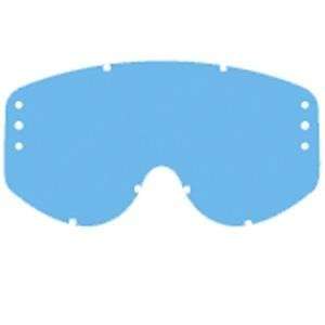   Pre drilled SVS Goggle Replacement Lens with Roll  Off   Single/Blue