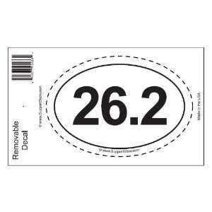  26.2 Bumper Sticker Decal   Oval Automotive