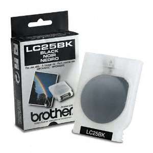 Pack Brother LC25BK Black OEM Genuine Inkjet/Ink Cartridge (480 
