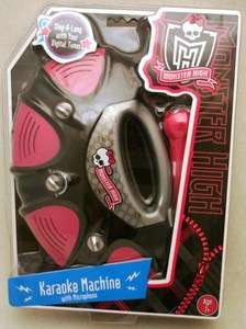 Monster High KARAOKE MACHINE w/Microphone Brand New  