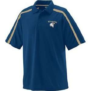  Custom Augusta Adult Playoff Sport Shirt NAVY/VEGAS GOLD 