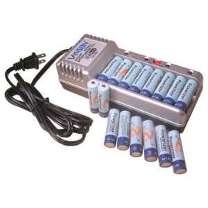  CH V868 Eight Channels Auto off Charger + 16 AA 2600mAH 