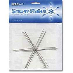 Metal Wire 4.5 inch Snowflake Forms  
