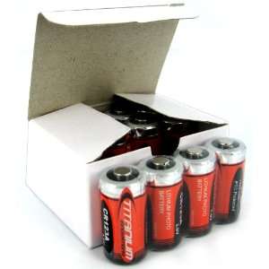   Pack   Titanium Innovations CR123A 3V Lithium Photo Battery 1400mah