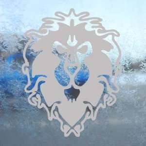  Alliance World Of Warcraft Gray Decal Window Gray Sticker 