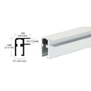  CRL Satin Anodized Aluminum Showcase Top Rail Extrusion by 