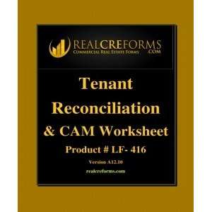  Tenant Reconciliation Worksheet Arts, Crafts & Sewing