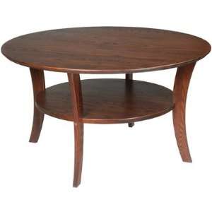  Manchester Wood 225.2 Contemporary Round Coffee Table in 