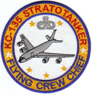 USAF PATCH, KC 135 STRATOTANKER FLYING CREW CHIEF Y  