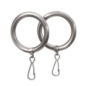    Universal Shower Curtain Ring (Pair)   Satin Nickel