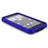   case for htc evo 4g dark blue quantity 1 this snap on rubber coated